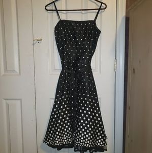 Spaghetti Strap Polka Dot Dress